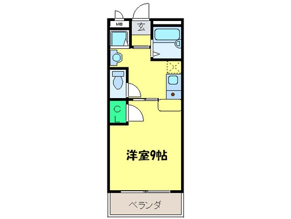 ヨ－ク北条の物件間取画像